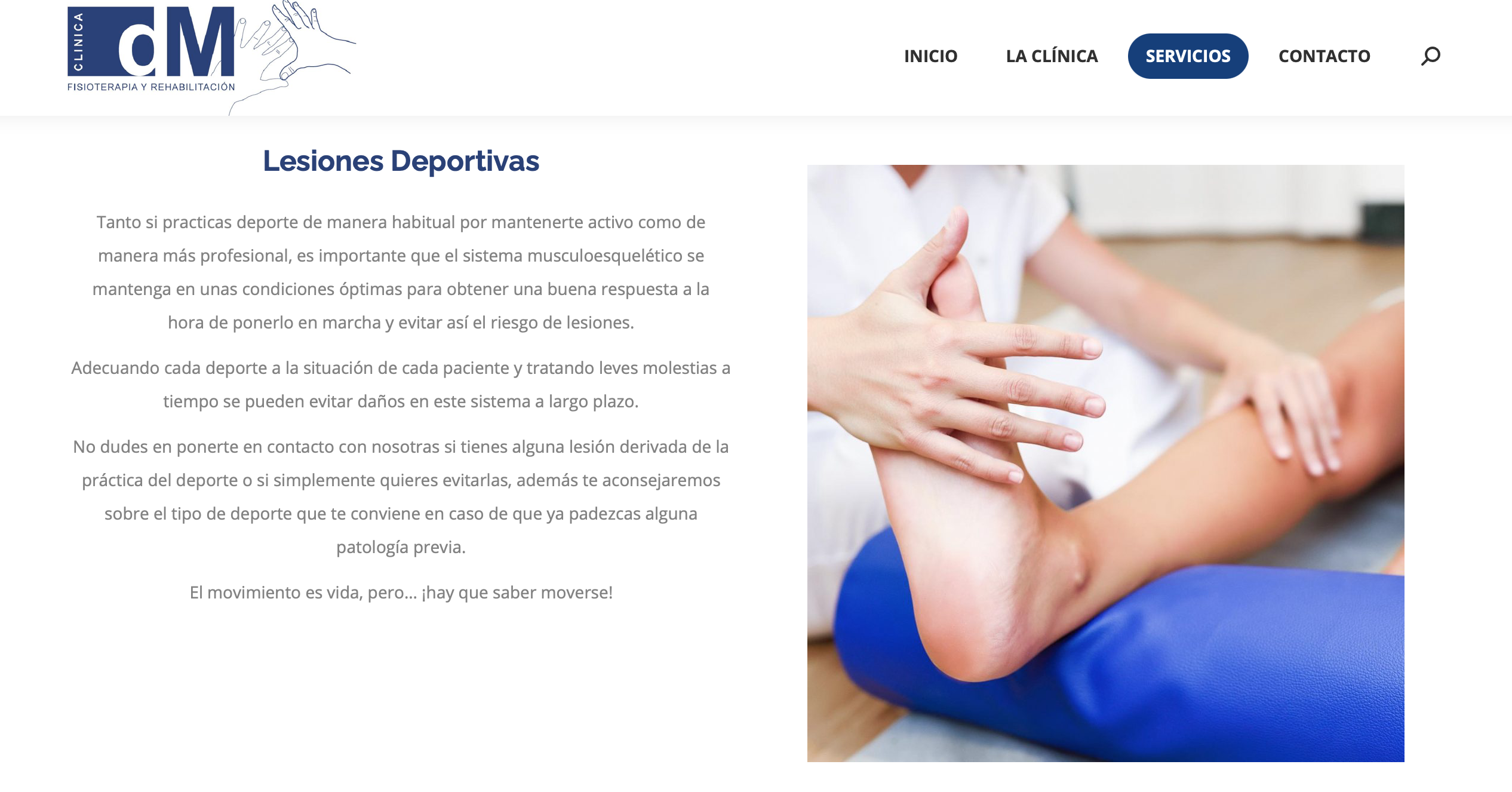 diseño_web_clinica_dianamuntion_fisioterapia_tipieventosycomunicacion